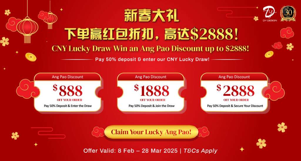 CNY Lucky Draw Ang Pao Discount 15mm Premium Plywood Singapore