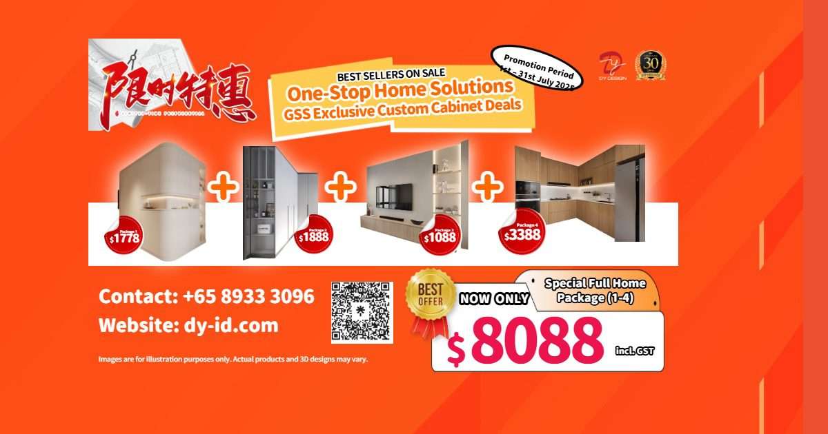 Great Singapore Sale Custom Cabinets