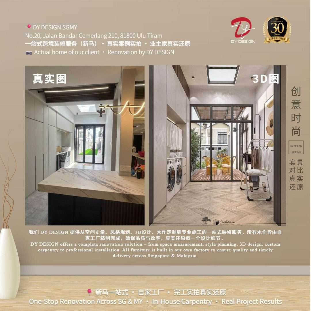 Laundry Area Real vs 3D